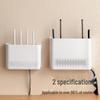 Punch-Free Wall-Mounted WiFi Router Storage Shelf for Living Room