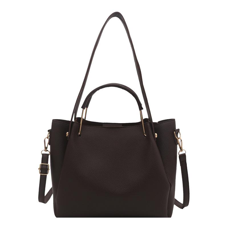 Bags Women's Fashion Simple Shoulder Handbags Large Capacity Light Luxury Foreign Style Messenger Bags