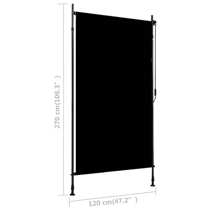 VidaXL Store Roulant d'Extérieur Auvent Rétractable Vertical Balcon Jardin Pergola Terrasse Patio Blocage des UV et de la 145936