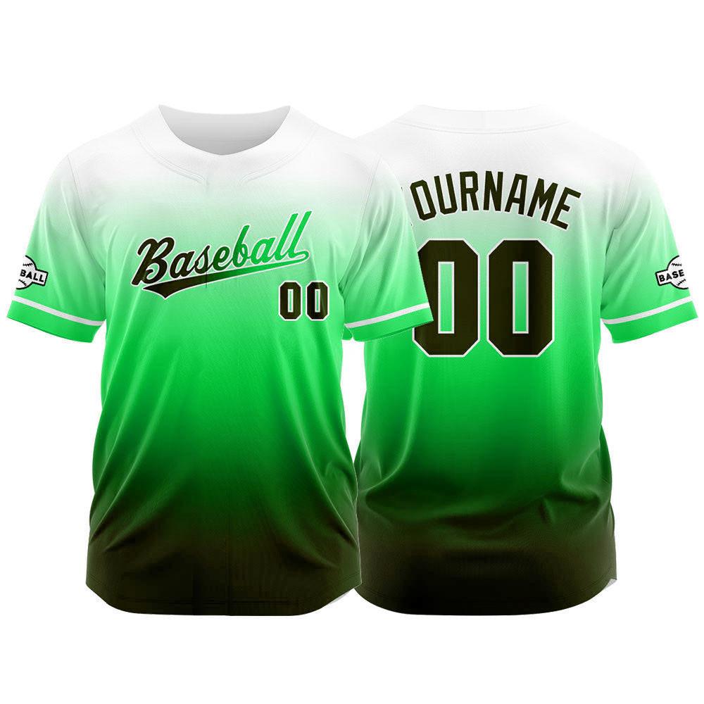 Multi colored baseball jersey, fully sublimated team, breathable adult and children's outdoor jersey, Bazhu jersey