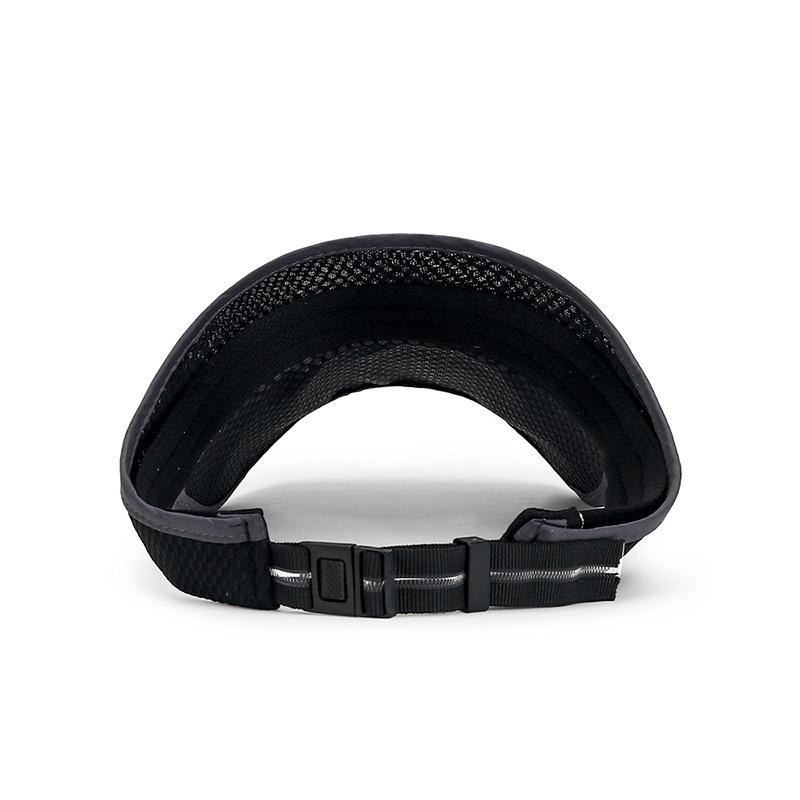 Summer Women's Open-top Hats with Extended Brims Men's No-top Sun-protective Baseball Caps and Light-board Sunshade Hats