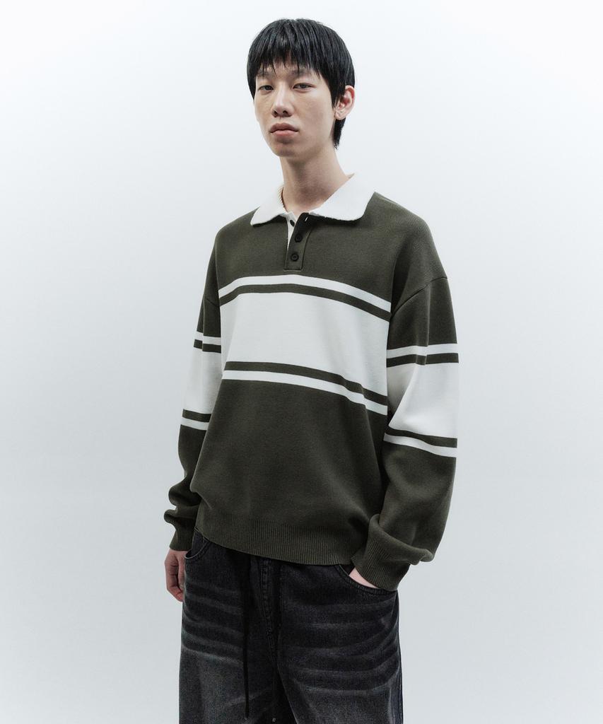 INSILENCE Rugby Knit Khaki