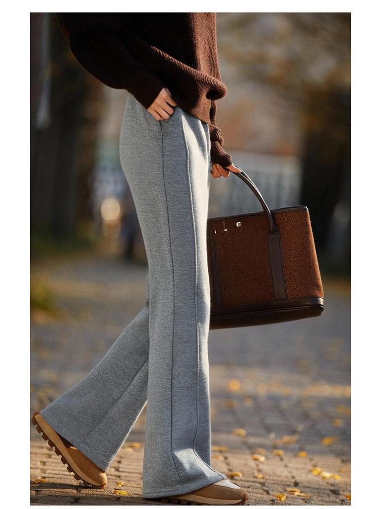 Damen Design Kapuzenpullover & Gerade geschnittene Hosen für den Arbeitsweg Set - Herbst/Winter 2025 Kollektion