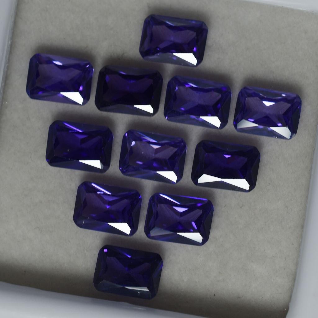 9 Pcs Natural Rare Tanzanite Purple Color Emerald CERTIFIED Best Loose Gemstone mmS-435946