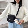 New Women's Small Square Shoulder Bag Simple Student Girls Canvas Messenger Bags Casual Female Phe Pouch Purse Handbags