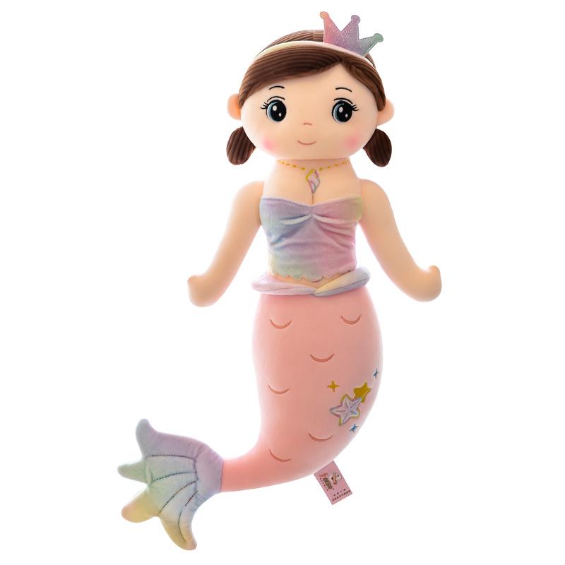 Mermaid Plush Doll Pillow - Aquarium Souvenir & Holiday Gift for Girls