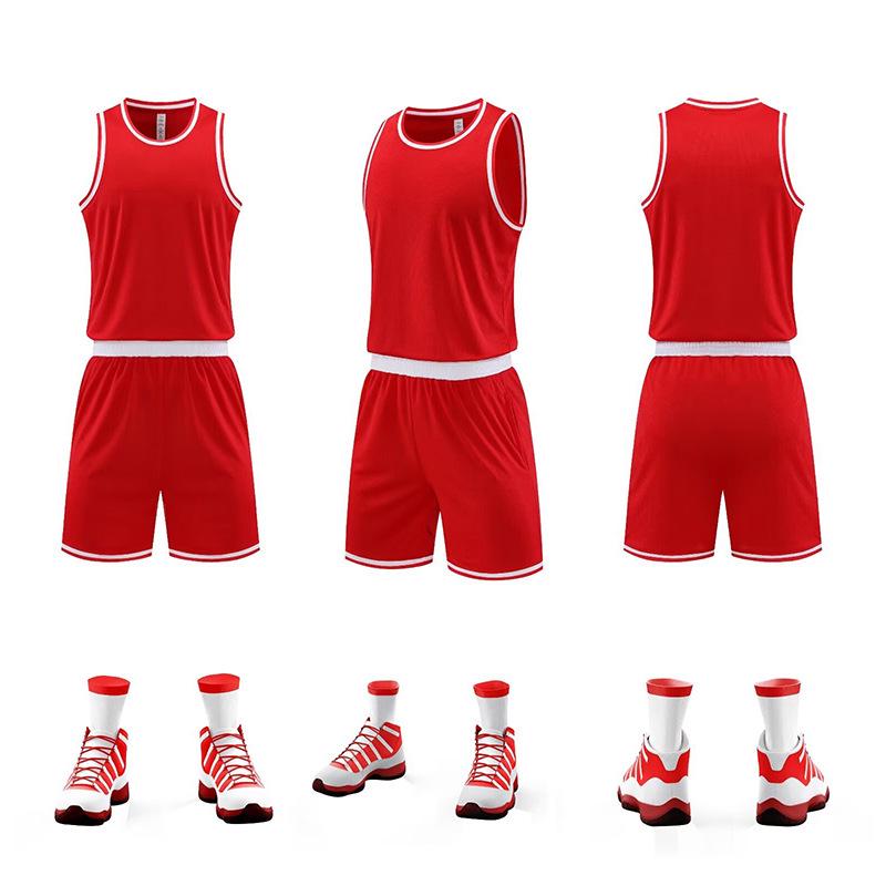 Unisex Summer Basketball Team Jersey & Shorts Set for College Students
