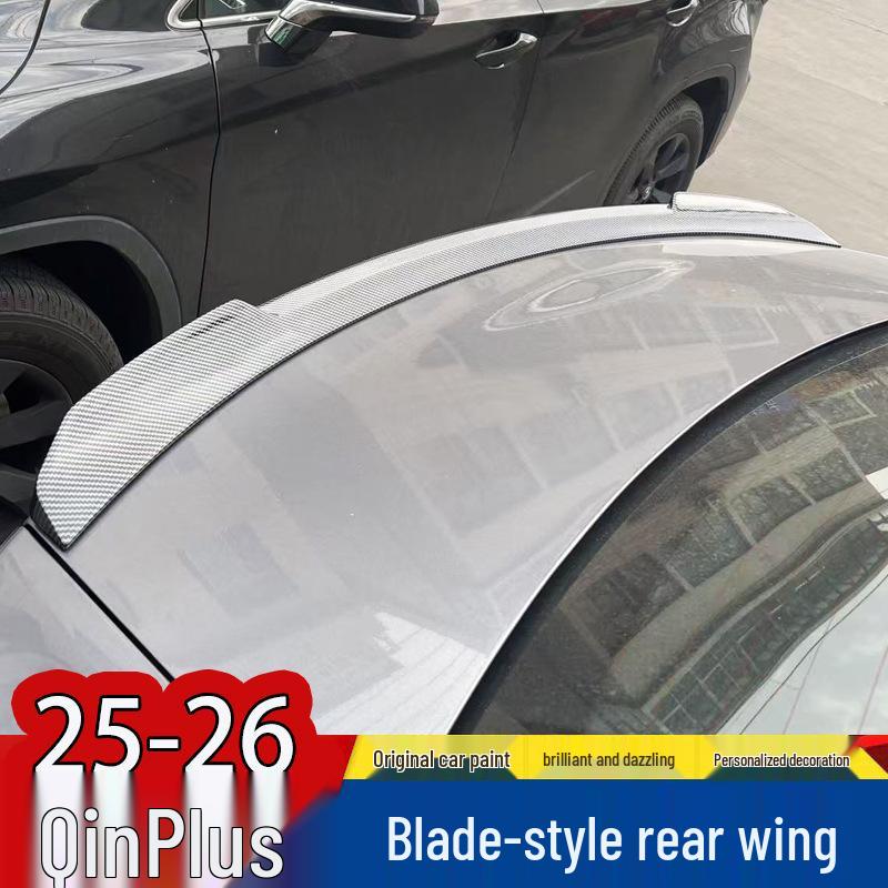 Compatible Rear Spoiler for BYD Qinplus DMI - No-Drill Installation for 25/26 Models