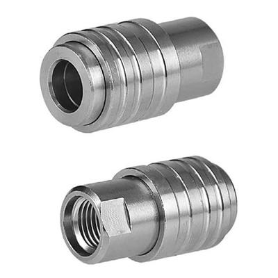 Αυτοασφαλιζόμενη Βάση Ταχείας Σύνδεσης 1/4" Με Διάφορα Σπειρώματα Εξαρτημάτων M14 G1/4 M22 Για Πιστόλι Πλυστικό Υψηλής Πίεσης