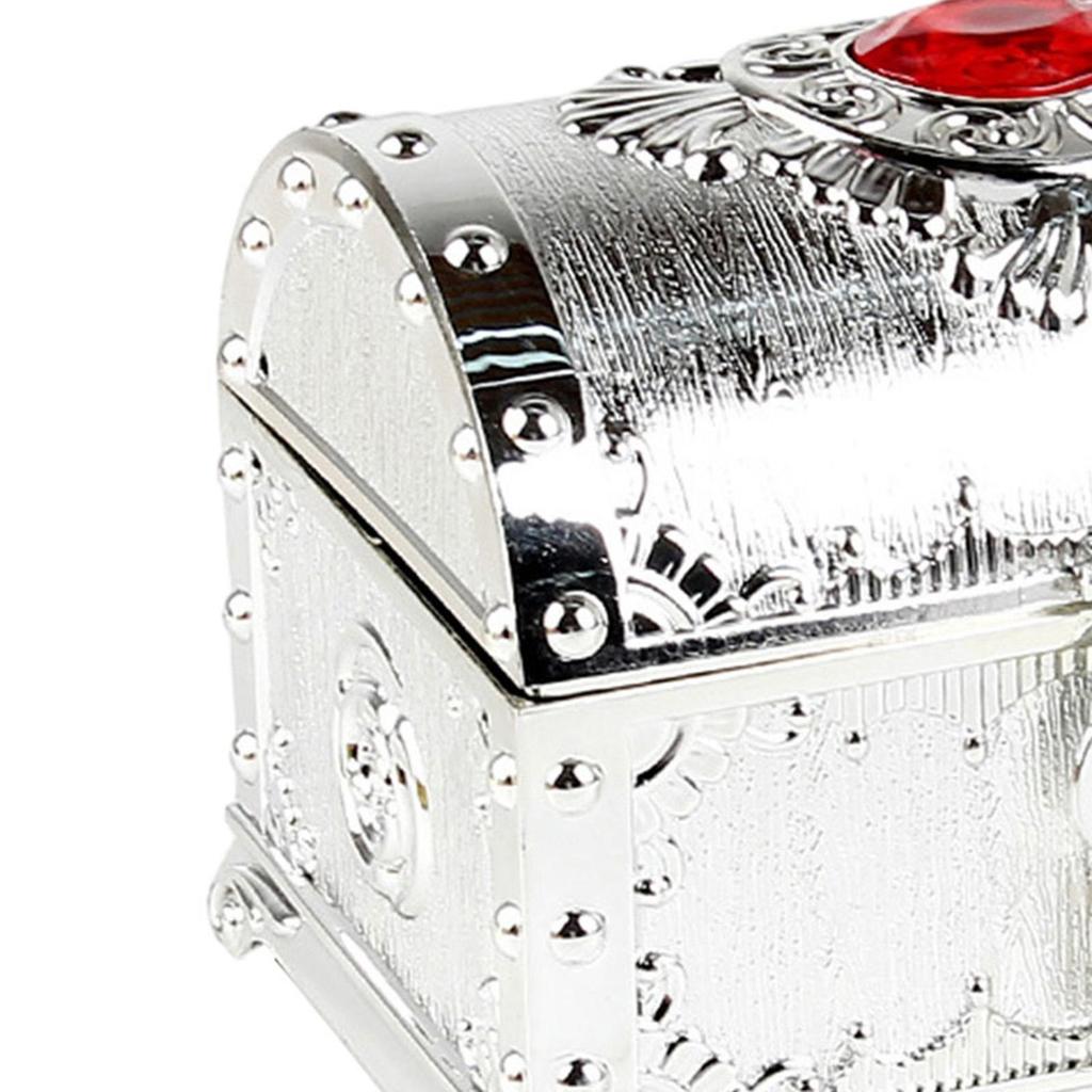 Pirate Treasure Chest with Lock Antique Color Decoration Decorative Vintage