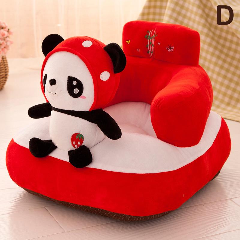 

Infant Safety Seat Soft Stuffed Animal Baby Sofa Plush Baby Cushion Feeding Chair Learning To Sit Kids Back Support Plush Toy