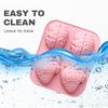 Blau und Rosa Menschliches Herz und Gehirn Silikonform 3D Organform Geeignet für DIY Backen Kuchen Backutensilien