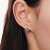 [Edition Y] Triple Cross One-Touch Onyx (W) Earrings HL6E66635WBXXX