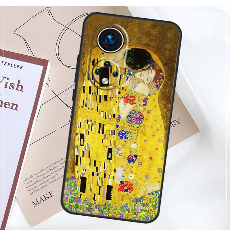 Kiss by Gustav Klimt Case For Honor Magic V5 5 6 7 Pro X9a X9b X9c X9d X8a X8b X8c 50 70 90 200 400 Lite Cover