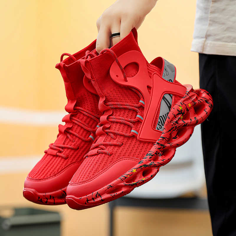 Fashion Playform Non-slip Sole Red Basketball For Men Casual Men Luxury Sneakers Men's Designer Sports Shoes League Boty Sapa