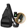 With Water Bottle Holder Chest Sling Bag Small Men's Crossbody Bag Shoulder Backpack  Hiking