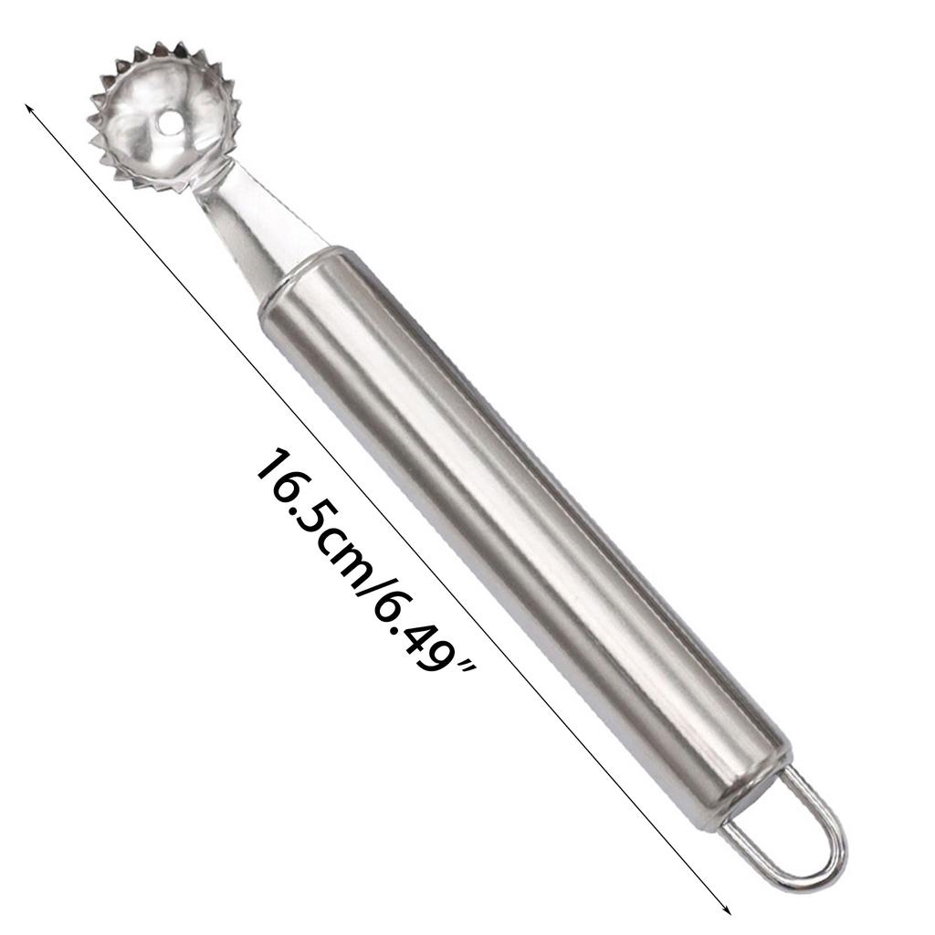 Pack of 5 Handy Fruit Stem Remover Convenient Pineapple Tomato Corer Stainless Steels Cherry Tomatoes Vegetables Hullers