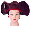 Adult Brown Pirate Captain Cap Holiday Party Vintage Tricorn Hat  Roleplay Accessories