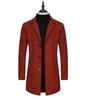 Men's British Style Wool Trench Coat - Mid-Length, Thick, Multiple Colors & Sizes (Autumn/Winter)