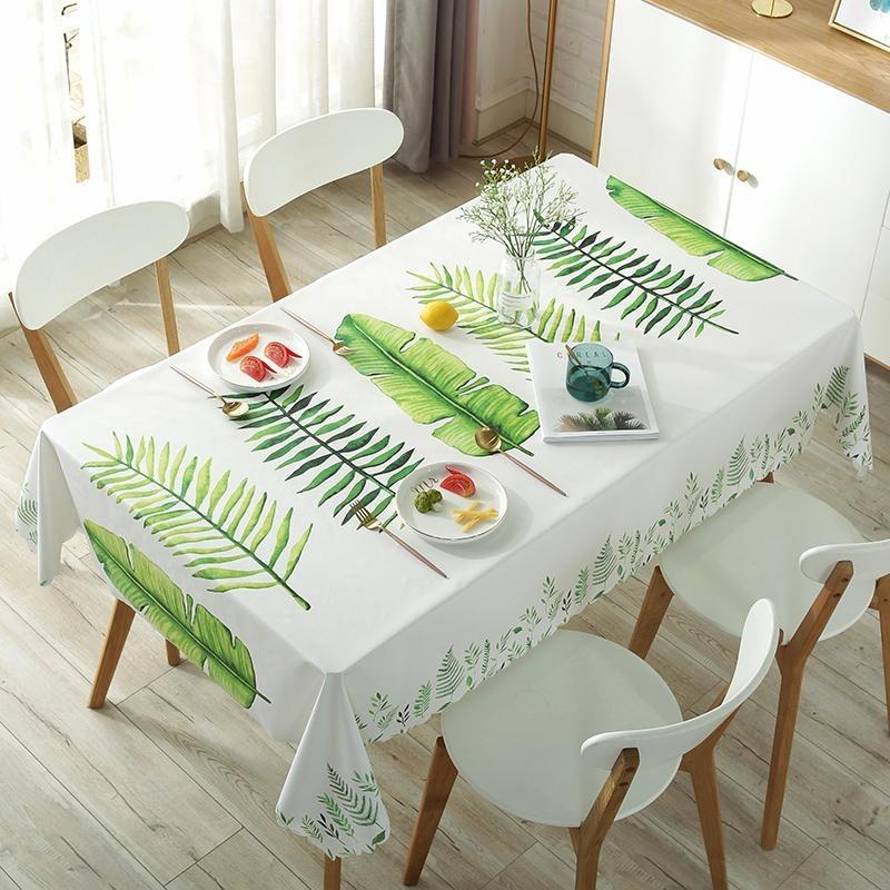 New Printe Rectangle Round Table Cloths Waterproof  Plastic PVC Oilproof Tablecloths Table Cover Home Decor Christmas Tablecloth