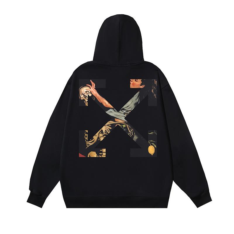 2025 Höst/Vinter Unisex Oregelbundet Bokstavs- och Pilmönster Rundhalsad Pullover Sweatshirt