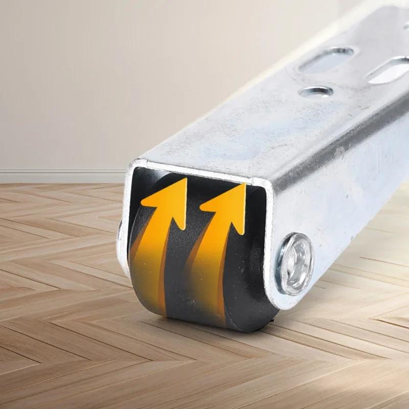 Multi-function Pulley Caster Wheels Bracket Directional Wheel Side Mount Casters Furniture Wheels Smooth Quiet Rolling Casters