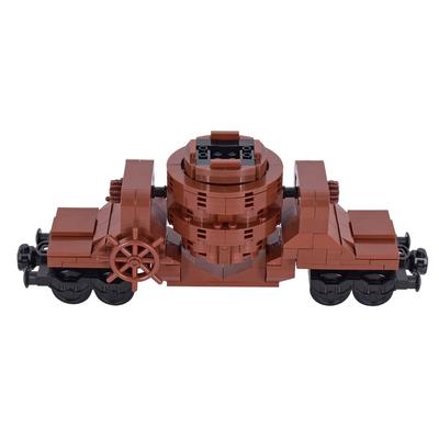 MOC City Kreativní Retro Steampunk Vlak Stavebnice, Kreativní DIY Hračka, Vysoce Kvalitní Kostky Model 23 cm, Bez Fyzické Kopie