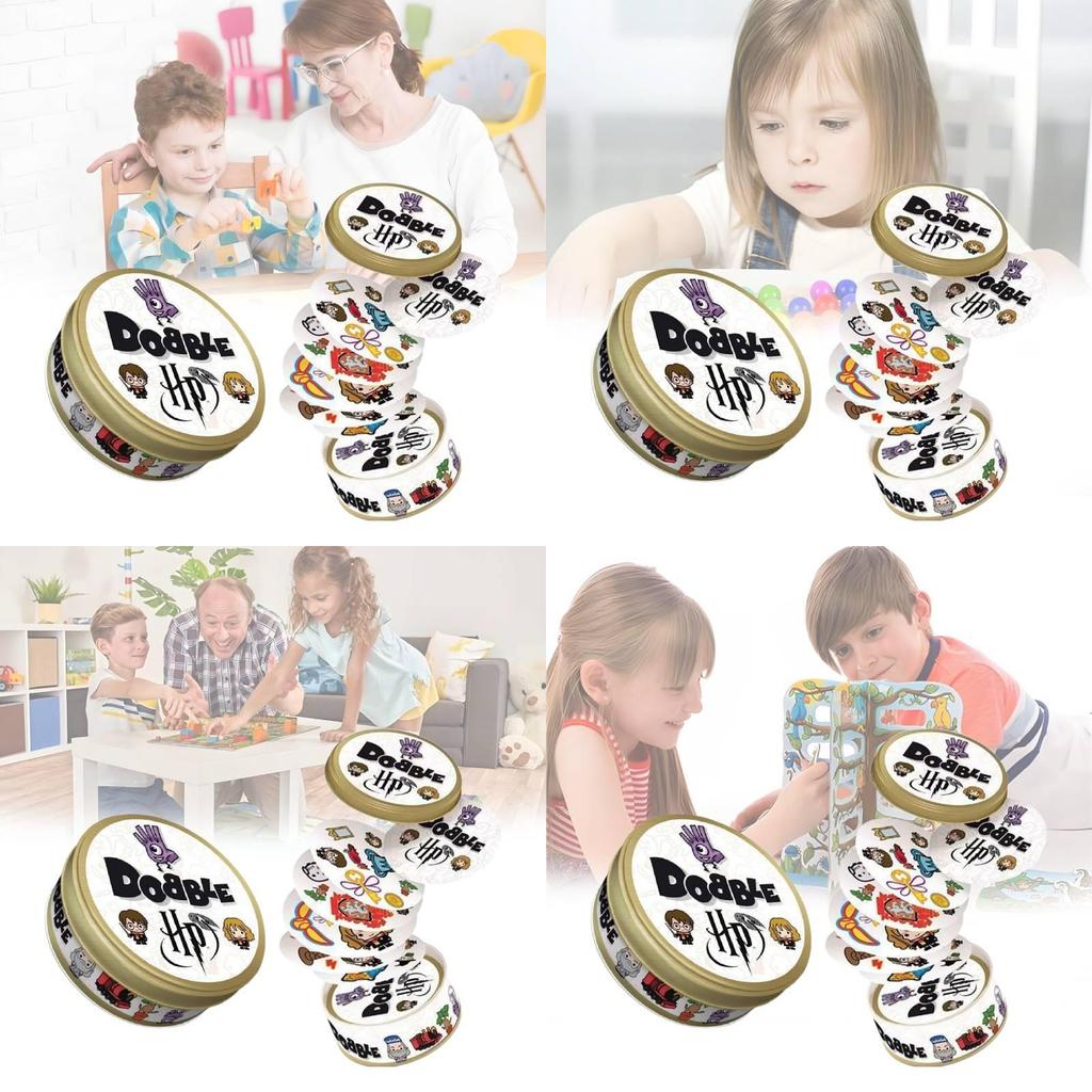 Spot It Rodinná karetní hra Zábava pro všechny věkové kategorie Poutavá vizuální párovací hra pro děti