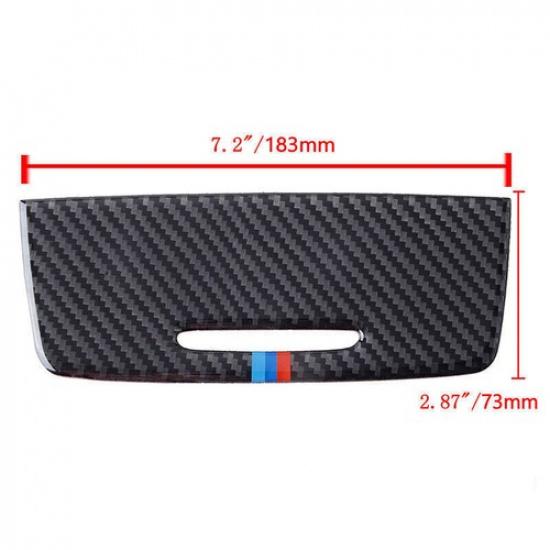 Carbon Fiber Cigarette Lighter Panel Cover Trim For BMW 3 Series E90 E92 2005~12