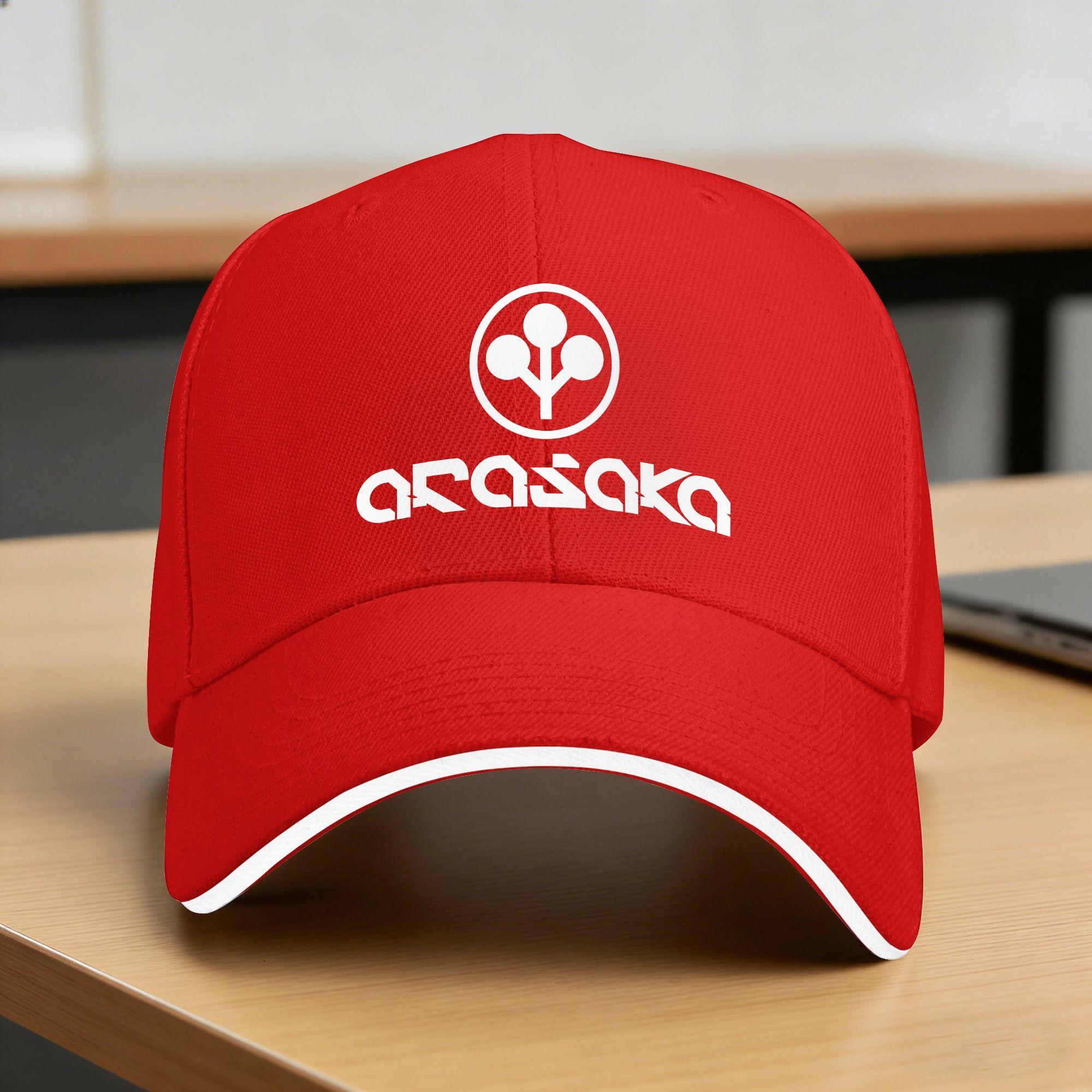 Red Arasaka Corporation logo Casual Baseball Cap Spring Trucker Hat Dropshipping Hunting Camping Vintage Baseball Caps One Size