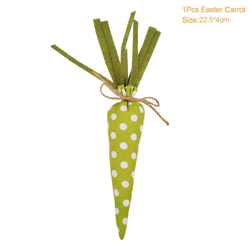 3/1pcs Nov Woven Easter Carrots Ornaments Hanging Pendant for Easter Home Decorations Supplies 2023 Kids Easter Favors Gifts Toy