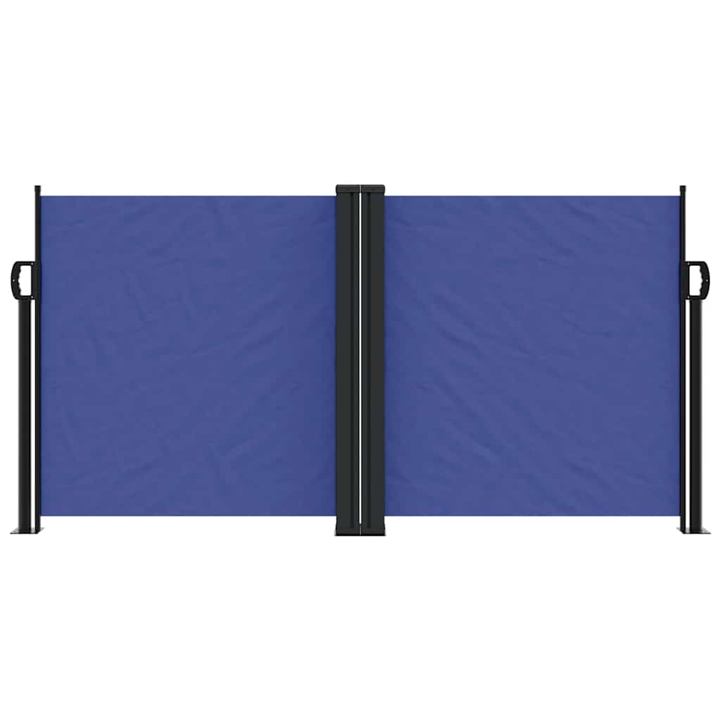 Retractable Side Awning Blue 120 X 1000 Cm