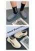 Yuzhihao Men's Color Block Low-Top Rain Shoes for Summer: Flat Bottom, Casual, Ideal for Kitchen, Work, or Outdoor Use.