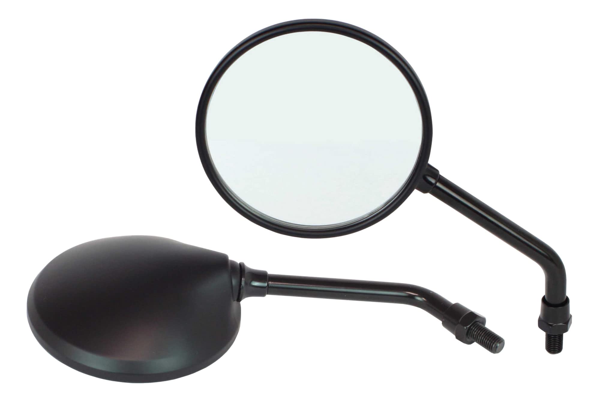 

Special Parts Takegawa Classic Mirrors, M10 Reverse Thread, Left and Right Set, Black, 06-01-1140