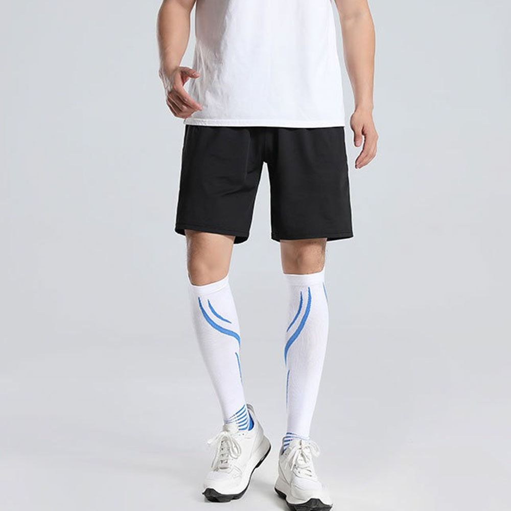 1 Pair Breathable Fitness Long Leg Socks Comfortable Cycling Calf Socks  Running