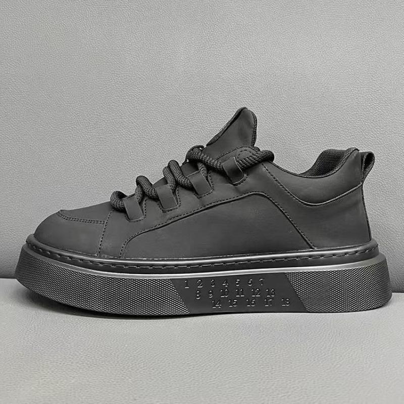 

Light luxury high-end platform men s shoes spring and summer new leather white shoes sports men s shoes 44