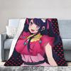 Hoshino Anime Oshi No Ko Blankets Quality Soft Warm  Throw Blanket Winter Students Couch Chair Sofa Bed Print Bedspread