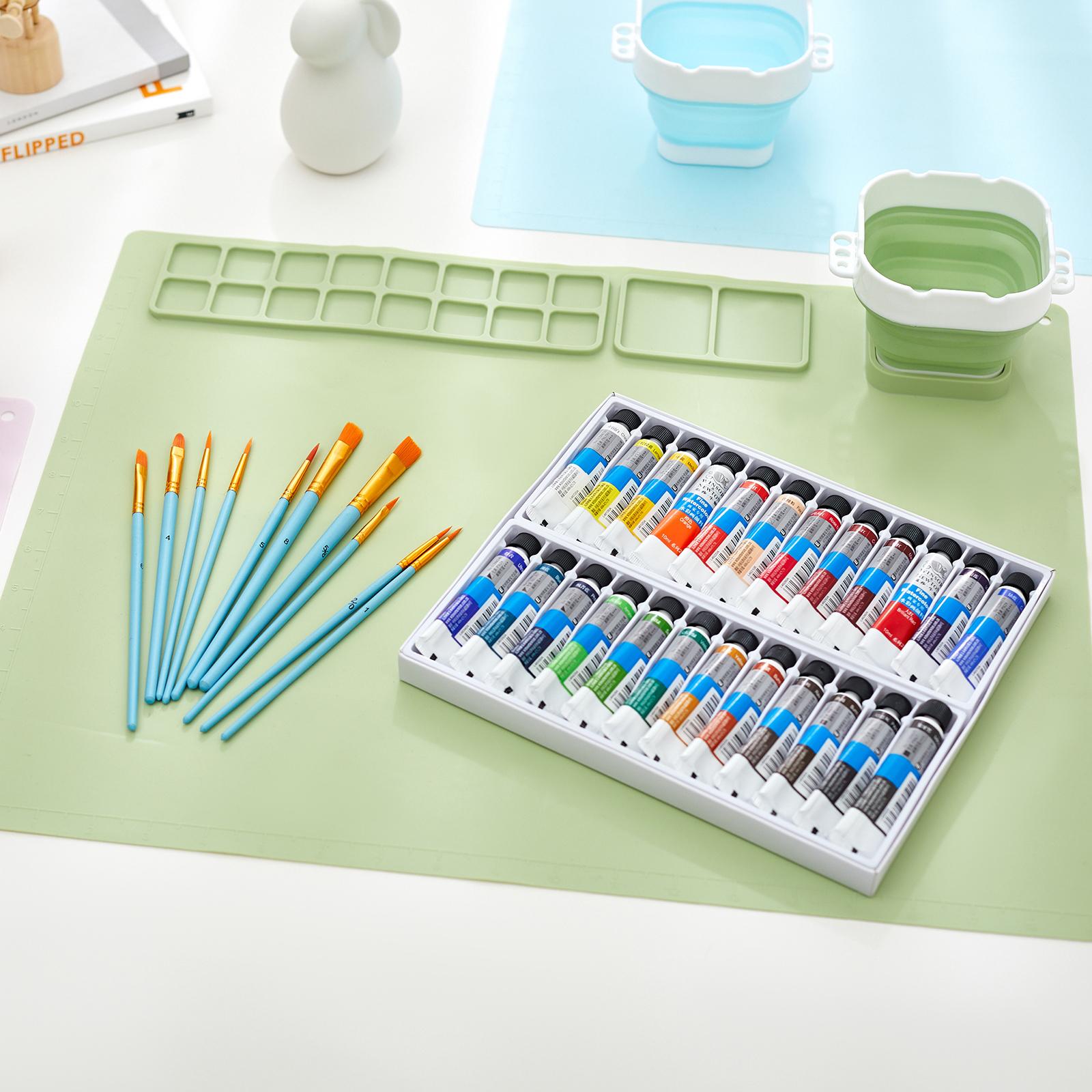 Популярный многоразовый силиконовый коврик для рисования с присоской и чашкой — фото 3