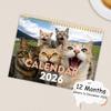 2026 Wall Calendar - Durable Paper January To December Yearly Desktop Funny Calendar Perfect Gift for Cat Lovers
