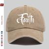 pc Faith Letter Print Baseball Cap Fashionable Trendy Sun Hat Comfortable Lightweight Trucker Hat Adjustable Strap Washabl