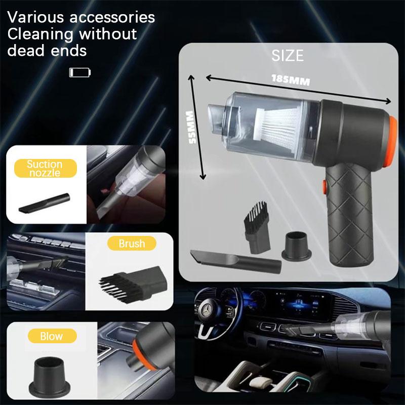 Kompakter Akku-Staubsauger 1 Set Multifunktionaler Staubsauger Autostaubsauger Handstaubsauger