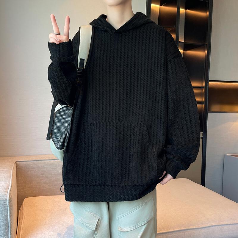 Men's Sweatshirt Casual Versatile Pullover Hooded Long-sleeved T-shirt Top