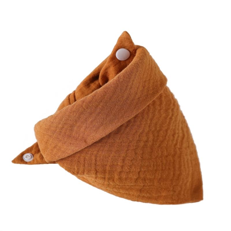 Baby Infants Feeding Bibs Soft Pure Cotton Bandana Saliva Towel Toddler Drool Scarf Newborn Burp Cloth