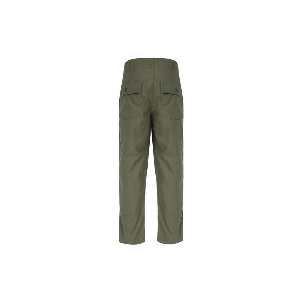 Nike Solid Color Zipper Sports Straight Leg Casual Pants Men bottoms Olive-Green FV5534-222