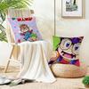 Wacky DDr SlumpS Cushion Cover Breathable and skinfriendly linen pillowcase square removable and washable cushion