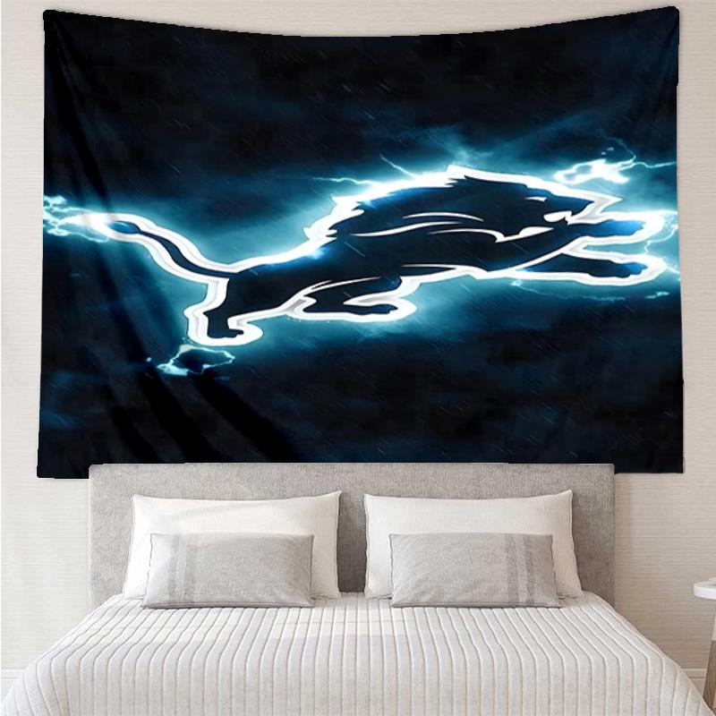 Lions Team Quick-Dry Tapestry Hanging for Bedroom,Livingroom, Playroom,Decor Art Room Wall Tapestry Holiday and Birthday Gifts