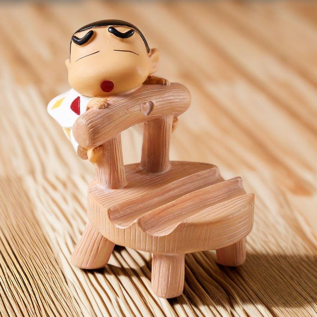 Crayon Shin Chan Phone Stand Pvc Cute Desktop Decor Gift For Home Office