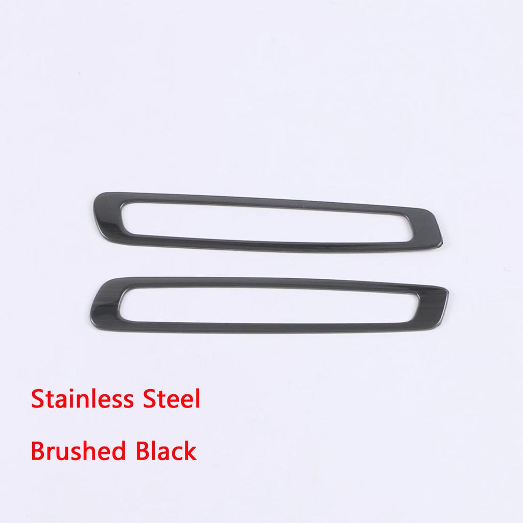 Car Sticker Styling Garnish Cover Frame Lamp Trim Front Air Condition Outlet Vent 2PCs For Mazda CX-30 CX30