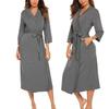 Large Size Cotton Bath Robe Women’S Casual Spring Autumn Sleepwear Woman Home Wear Bathrobe Long Sleeve Cotton Shower Clothing