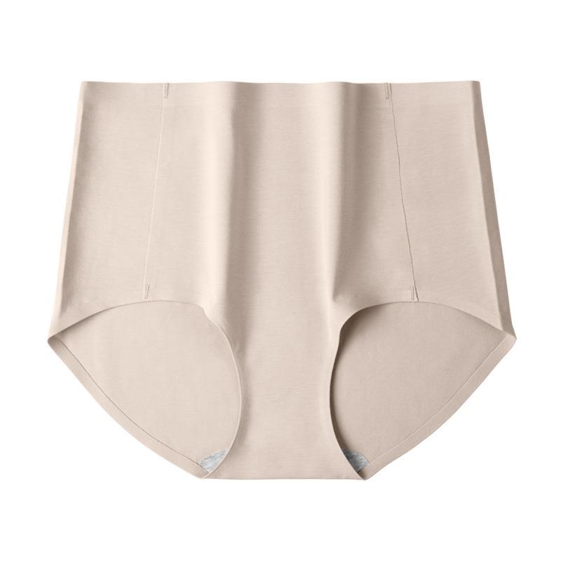

Женские трусы большого размера бесшовные с высокой талией 7A антибактериальная ластовица нижнее белье XXL